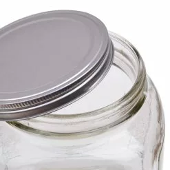 New 👍 12 Pack: 6.75" Glass Square Cracker Jar by Ashland® ❤️ -Michaels Store MP466526 2