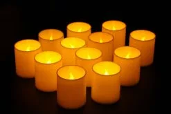 Brand new 😍 12 Packs: 12 ct. (144 total) Basic Elements™ White LED Votives by Ashland® 👍 -Michaels Store MP519784 2