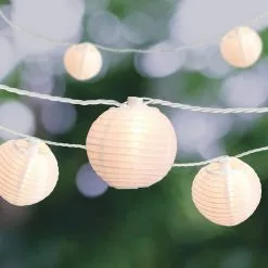 Coupon ❤️ 8 Pack: 10ct. White Fabric Lantern String Lights by Ashland® 🧨 -Michaels Store MP578533
