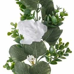 Outlet 💯 12 Pack: 6ft. White Rose Foliage Garland by Ashland® ❤️ -Michaels Store MP627257 20