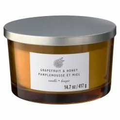 Best Pirce 🌟 8 Pack: Grapefruit & Honey 3-Wick Jar Candle by Ashland® 🎁