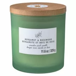 Cheapest ⌛ 8 Pack: Bergamot & Rosewood Wooden Wick Jar Candle by Ashland® 🛒