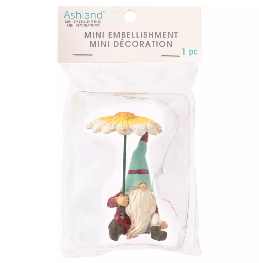 Brand new ❤️ 12 Pack: Mini Gnome with Flower Umbrella by Ashland® ✔️ 7 Brand new ❤️ 12 Pack: Mini Gnome with Flower Umbrella by Ashland® ✔️ - Image 5