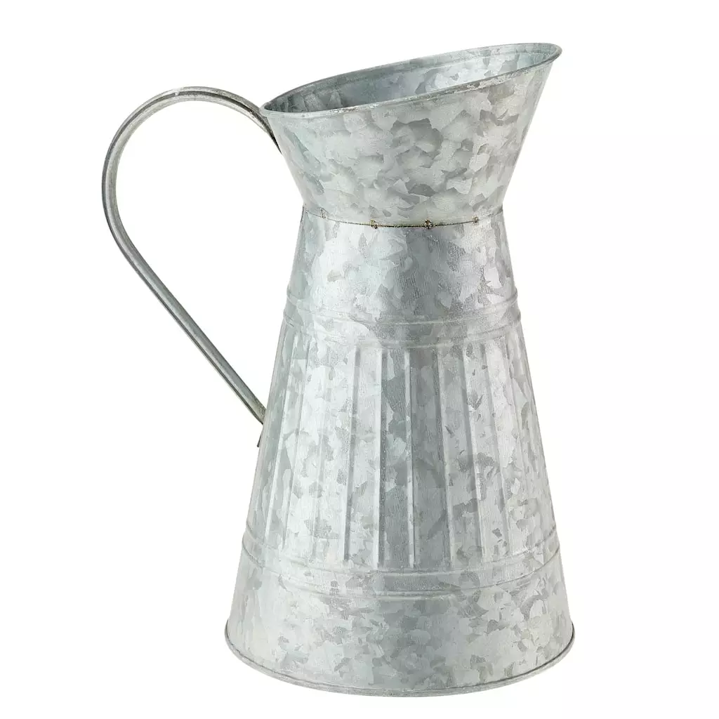 Best Pirce ๐ 12 Pack: 10" Whitewashed Galvanized Metal Pitcher by Ashland® ๐ 3 Best Pirce ๐ 12 Pack: 10" Whitewashed Galvanized Metal Pitcher by Ashland® ๐